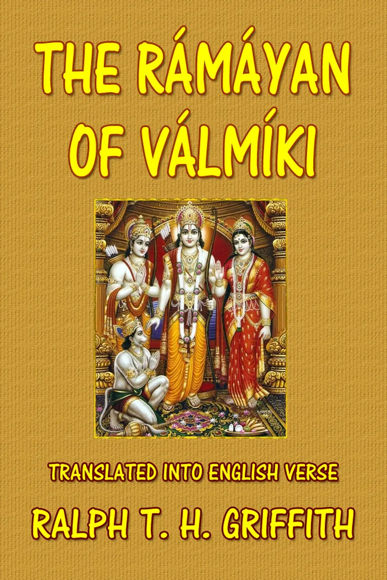 Cover of The Rámáyan of Válmíki, translated into English verse by Valmiki