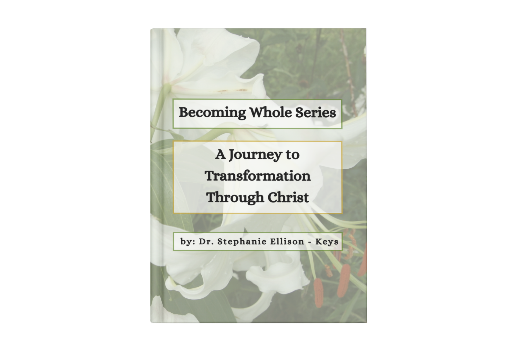 Cover of Becoming Whole Series: A Journey to Transform Through Christ by Dr. Stephanie Ellison - Keys