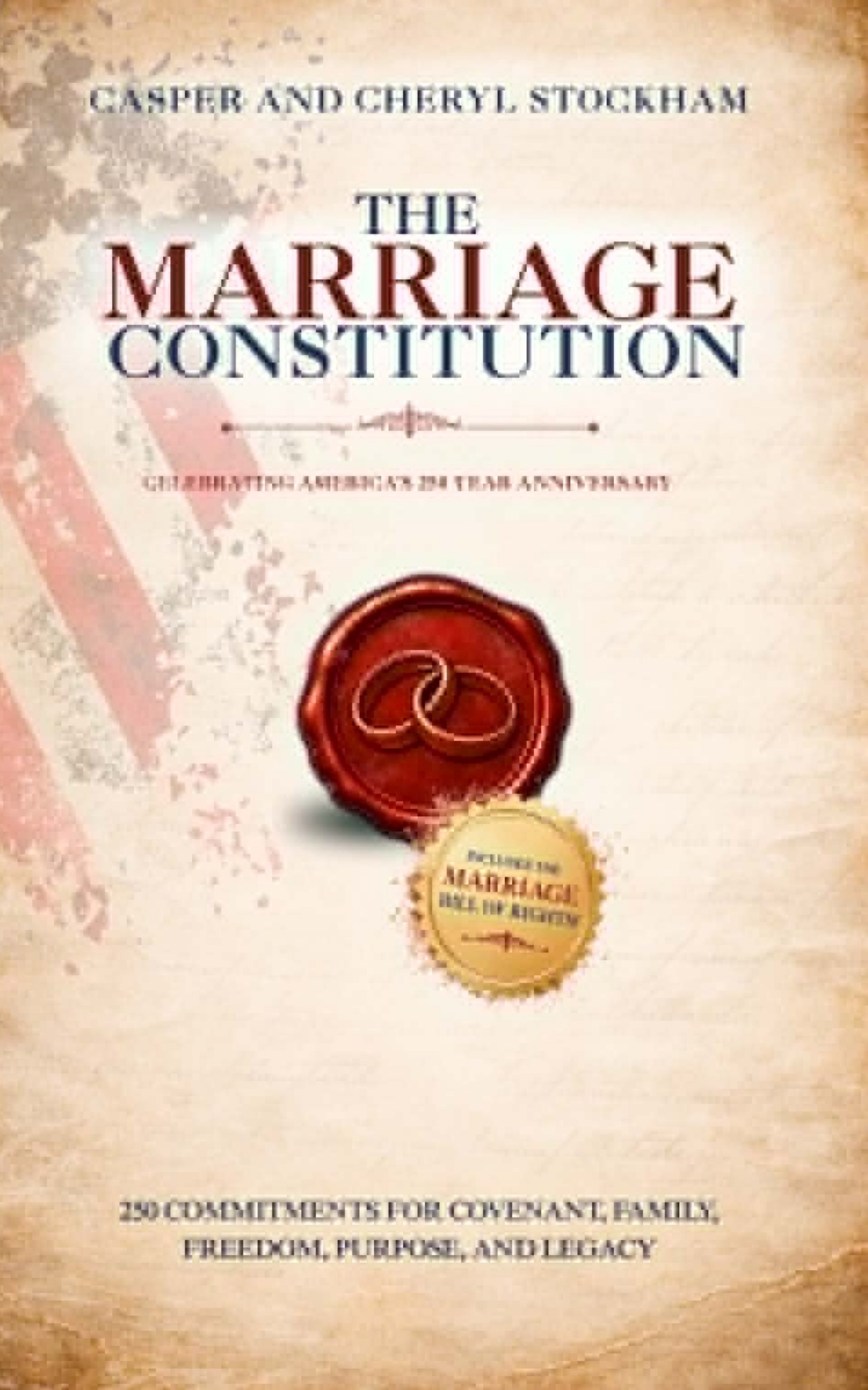 Cover of The Marriage Constitution (Hard Cover) by Casper & Cheryl Stockham